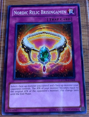 Nordic Relic Brisingamen STOR-EN068 Yu-Gi-Oh! Card Light Play Unlimited