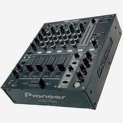 Pioneer DJ DJM-700 Black 4-Channel Digital DJ Mixer Works well w