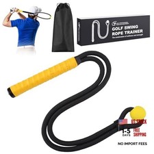 Golf Rope Swing Trainer, Durable Golf Swing Rope Training Aid with Swing Path