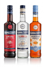 Ramazzotti Set: 1x Amaro + 1x Sambuca + 1x Aperitivo Arancia 0.0% - 3x 0,7L