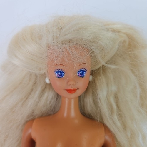Patrón Barbie Sirena Mar Gemelos Hermana Muñeca Desnuda Rubia Pendientes - Imagen 2 de 8
