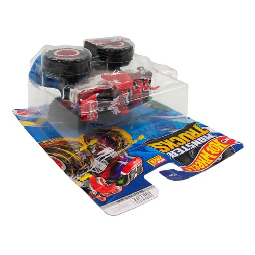 Hot Wheels Monster Truck Beast Bashers CAGE RATTLER Coral Snake Connect to Crash - Picture 3 of 5