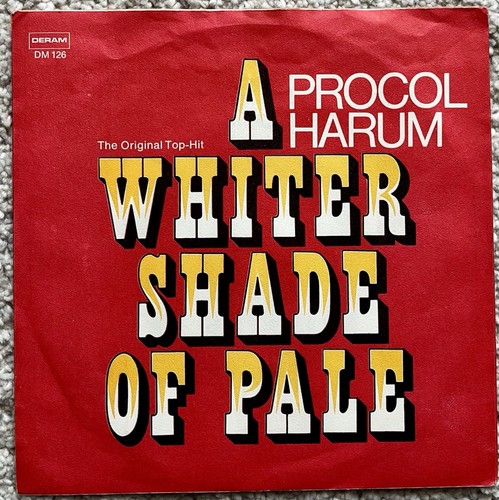 PROCOL HARUM: A Whiter Shade Of Pale (ca. ´67 / rare diff. German p/s) - Picture 2 of 6