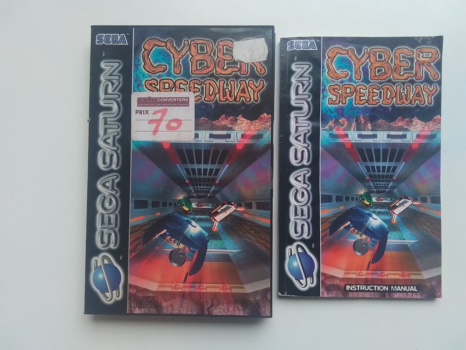 Cyber Speedway Complet sur SEGA Saturn !!!
