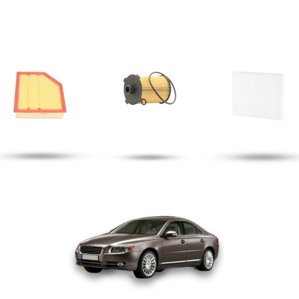 Hoffcar Set Service - 3 Filter FüR Volvo S80 II 2.0 T5 180Kw Von 2013-image