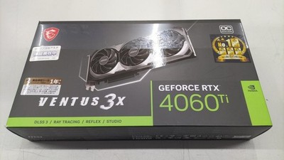 MSI GeForce RTX 4060 Ti Ventus 3X 8GB GDDR6 DLSS 3 Gaming GPU Used