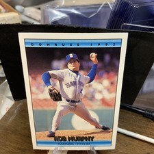 1992 Donruss Rob Murphy Seattle Mariners #329 MLB Card Vintage Man Cave Baseball