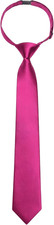 Boys Ties Solid Color Pre-Tied Kids Necktie for Age 8-12 Adjustable Woven Formal
