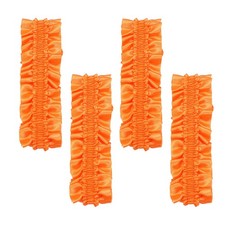 Armband Garter, 4pcs Anti-Slip Sleeve Garter Men Shirt Sleeve, Orange