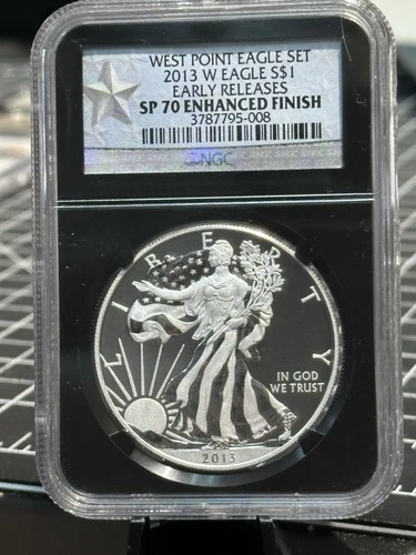 Photo of a 2013-W American Silver Eagle from an eBay listing that sold on Jul 15, 2026