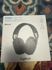 Logitech Zone Vibe 100 Wireless Bluetooth Headphones Graphite