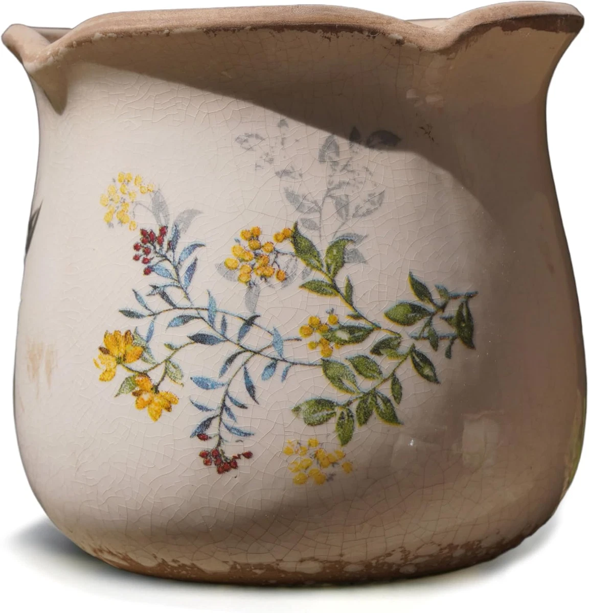 Yellow Ceramic Plant Baskets, Pots, Window Flower Pots for sale | eBay