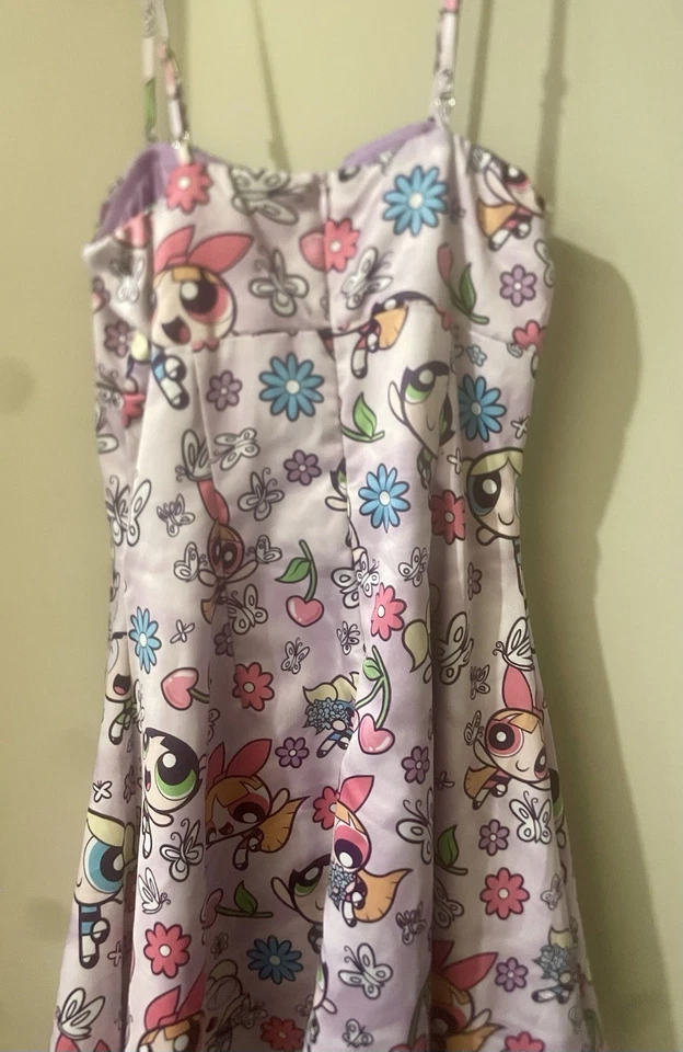 Dolls Kill Babydoll Powerpuff Girls Satin Dress Size XS