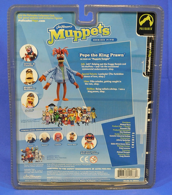 THE MUPPET SHOW PEPE THE KING PRAWN FIGURE SERIES 5 | eBay