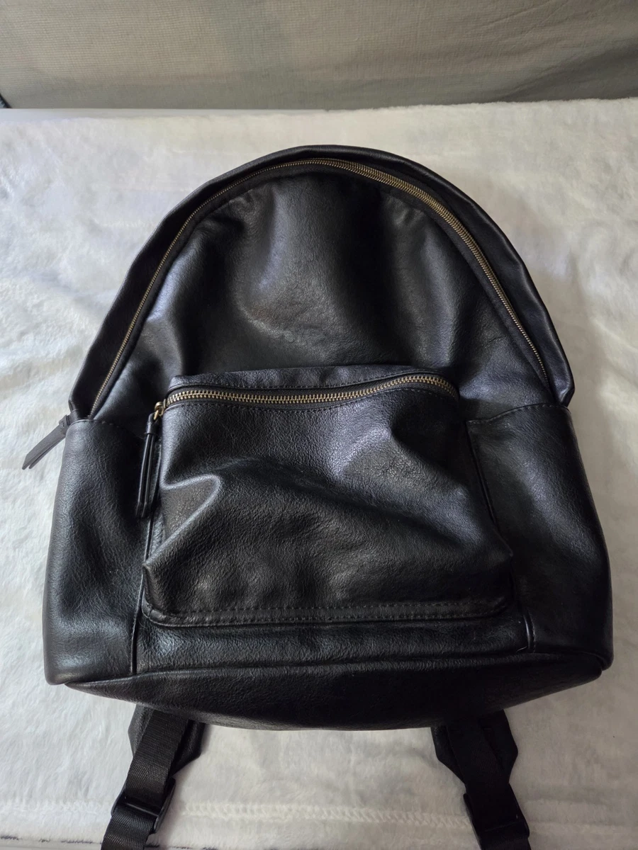 Sonoma Darcy Leather Zip Closure Backpack W/Braided Strap, Size OS -Brown/Orange Sonoma  main image 3