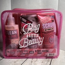 Soap And Glory Bag A Little Beauty Bath-time Beauties Gift Set New