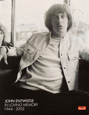 JOHN ENTWISTLE 2002 TRIBUTE PRINT ADVERT Polydor THE WHO