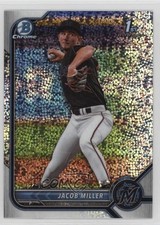 2022 Bowman Draft Chrome Sparkle Refractor Jacob Miller #BDC-195 12v9