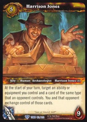 World of Warcraft TCG Harrison  Jones - Tomb of the Forgotten 162/202