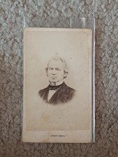 POLITICAL CDV 17th President ANDREW JOHNSON Reconstruction POTUS Impeached 1860s