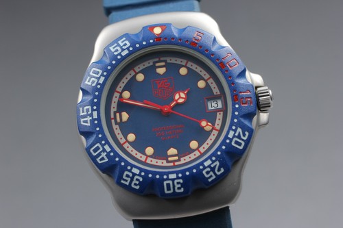 *Near MINT* TAG HEUER Formula 1 Professional WA1210 Blue Date Quartz Watch - Picture 4 of 10