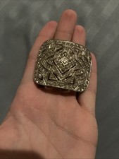 Silver Colored Deauville Belt Buckle