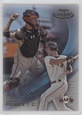 2016 Topps Gold Label Class 1 Blue Buster Posey #28 0e3