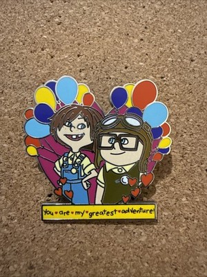 You Are My Greatest Adventure Carl Ellie Up Valentines Blindbox Disney Pin 2021