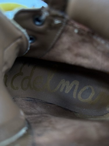 Sam Edelman Women’s Tamia Leopard Calf Hair Combat Ankle Boots Size 6.5 M - Picture 8 of 9