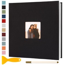 Photo Album Self Adhesive Pages Scrapbook Magnetic Photo Albums for 4x6 5x7 8...