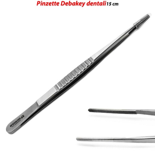 Debakey pinzette pinza di dissezione vascolare dei tessuti dentali atraumatica - Imagen 2 de 4