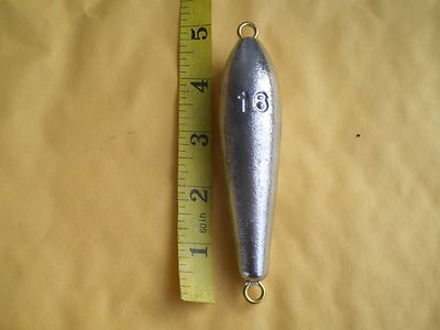 10 Piombi Inline Da Traina 16 Oz Con Occhiello In Ottone – Piombo Fuso Fai-Da-Te, Qualità USA