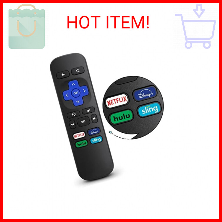 Replacement Remote for Roku Box,for Roku Express, Premiere, 1,