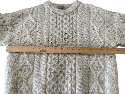 Suéter Aran Crafts Ireland 100 % lana para mujer talla M - Imagen 5 de 7