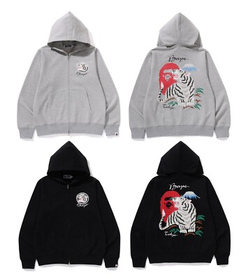 A BATHING APE
ハーフジップ プルオーバ シャークフード XL A Bathing Ape Bape.com Separate Shark Full Zip Hoodie 1k72