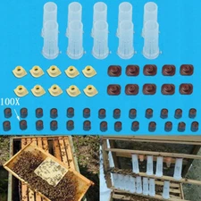 New Bee Queen Rearing Cupkit Complete Box System Beekeeping Cage Kit / Set Cup
