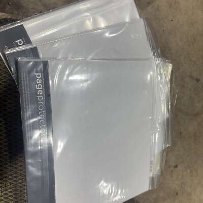 10 Sets American Crafts Page Protectors Top-Loading 12'' X 12'' (140 Total)
