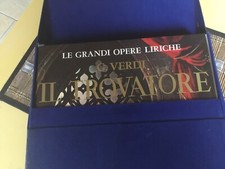 LE GRANDI OPERE LIRICHE DI G.VERDI 33 GIRI ANNI 60 COFANETTO COMPLETO TROVATORE