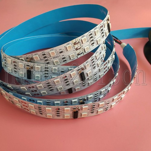 5M 12V WS2811 5050 RGB LED Pixel Strip Light Tape 600LEDs Double Row Addressable - Picture 3 of 11