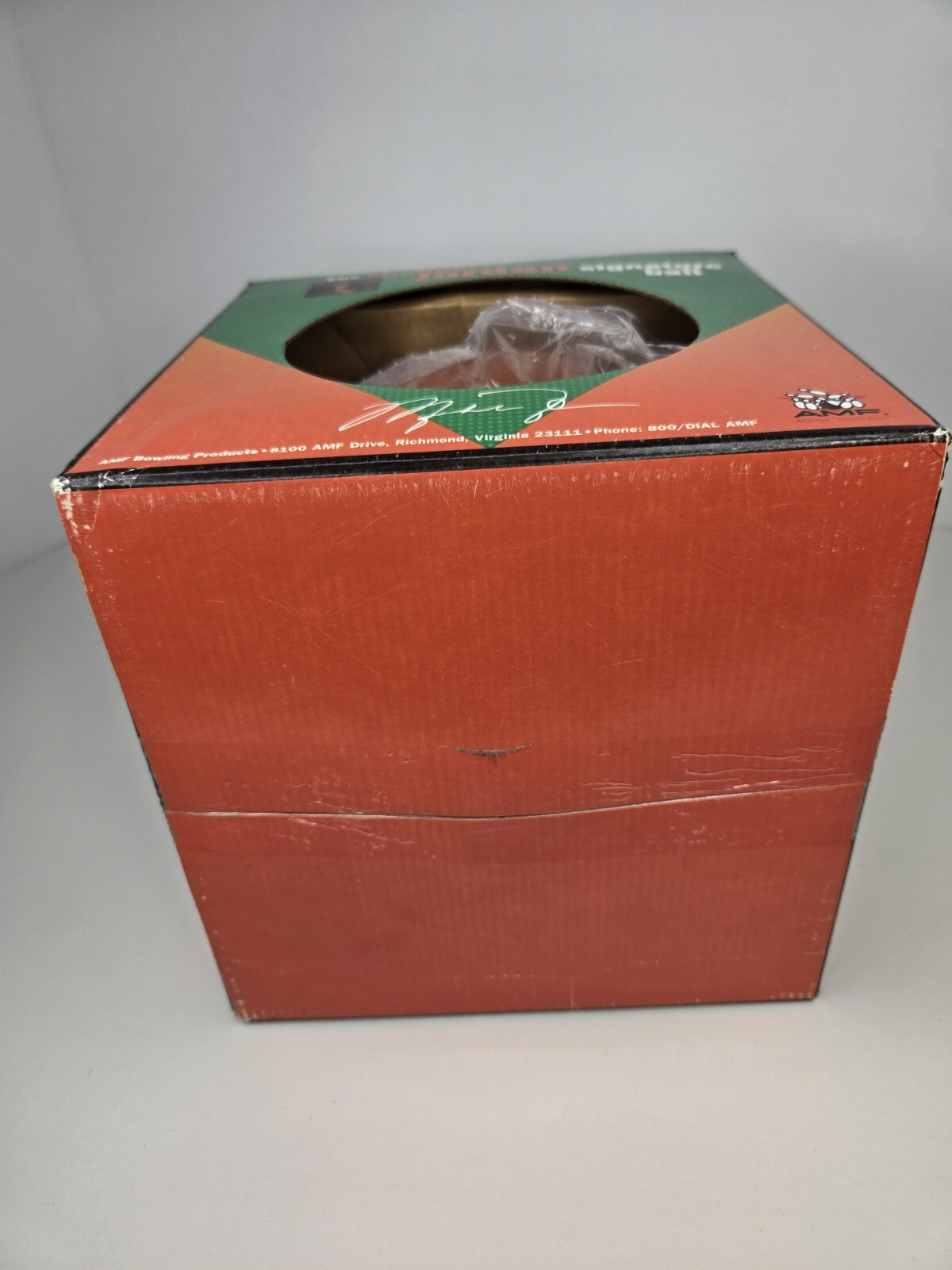 Michael Jordan 1998 AMF Bowling Ball 15LB Unused/Undrilled B-ball Design Rare