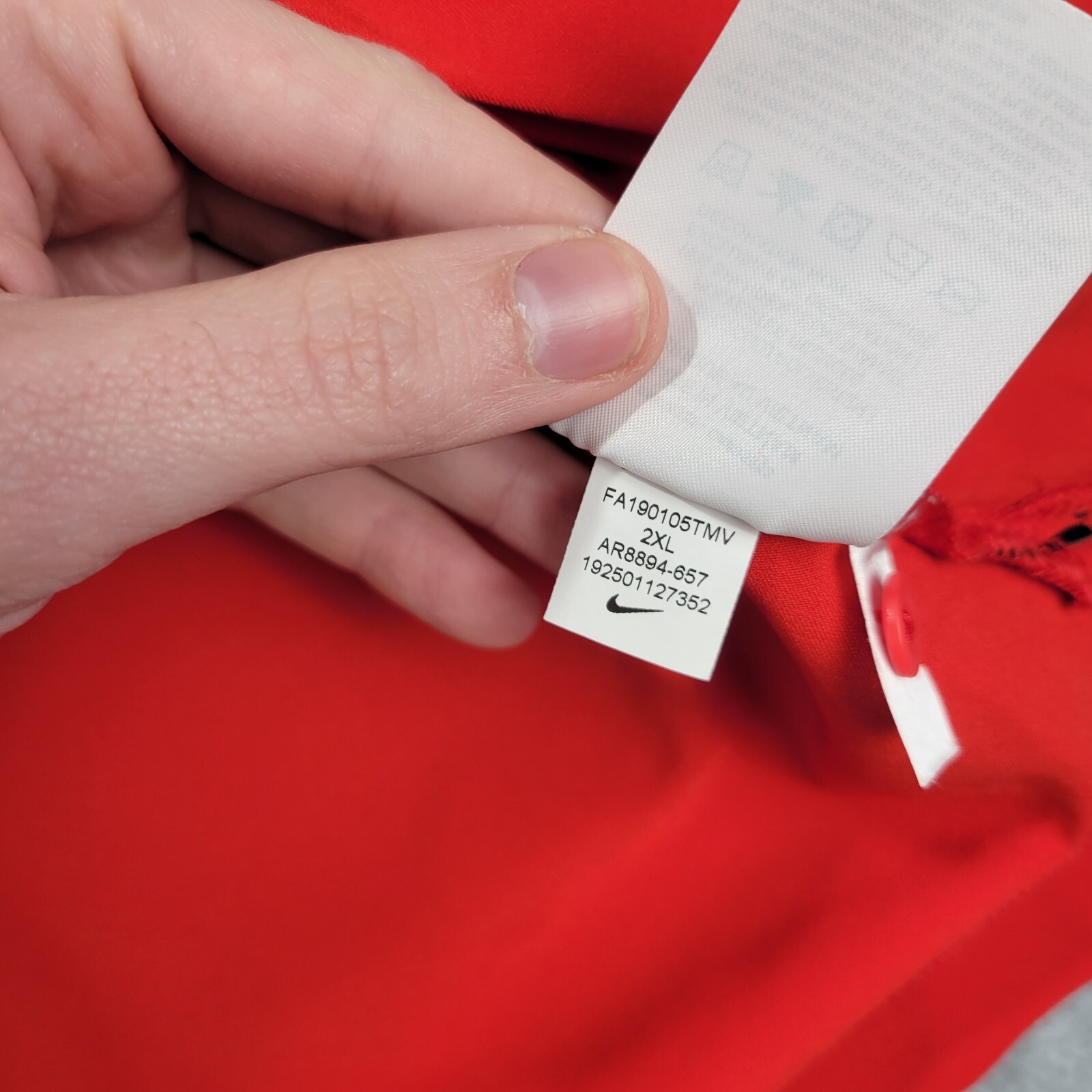 Nike Mens 2XL Ohio State Buckeyes OSU On-Field Woven Coaches Polo Red AR8894-657 thumbnail 8