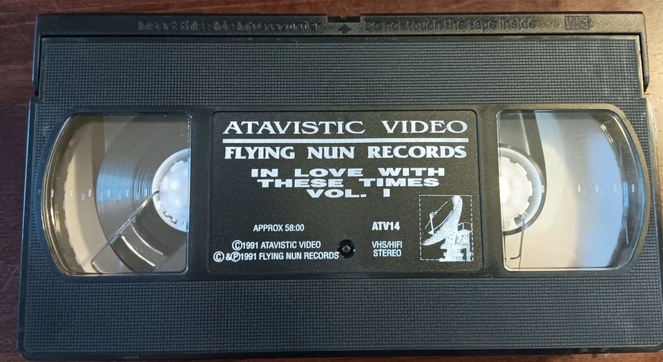 1991 Flying Nun Records • In Love With These Times Vol 1 • VHS • Atavistic Video - Image 3 of 3