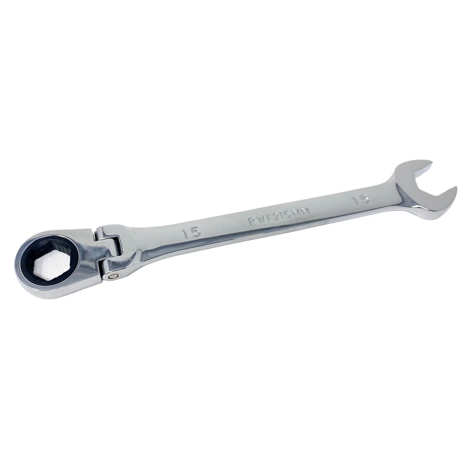 Mac Tools RWF Flex-Head Ratcheting Box End Wrench 6 Pt 11mm 15mm 16mm 17mm 18mm - Image 4 of 4