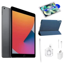 Apple iPad 7 (7th Gen) 32GB Space Gray WiFi 10.2" - BUNDLE - WARRANTY