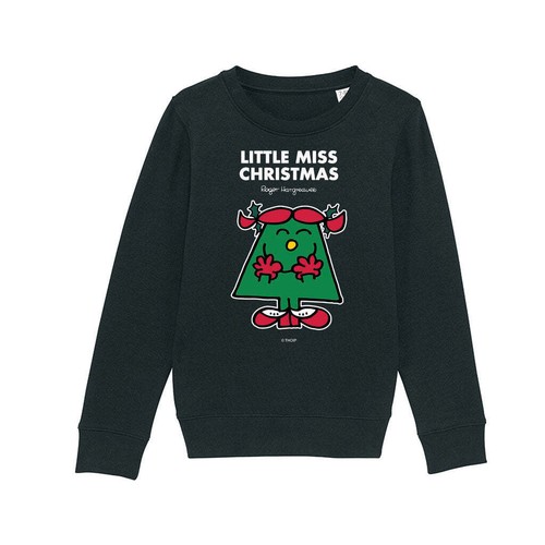 Mr Men Sweatshirt Little Miss Christmas Long Sleeve Kids Unisex Jumper Pullover - Picture 5 of 16
