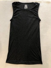 RBX Shirt Men's Medium Black Ribbed Knit Activewear Tank Top athletic