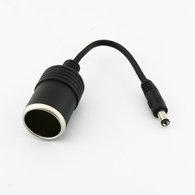 car battery charger with cigarette lighter adapter Car Battery Charger DC 5.5 x 2.1mm Male Plug To Cigarette Lighter Adapter  Cable