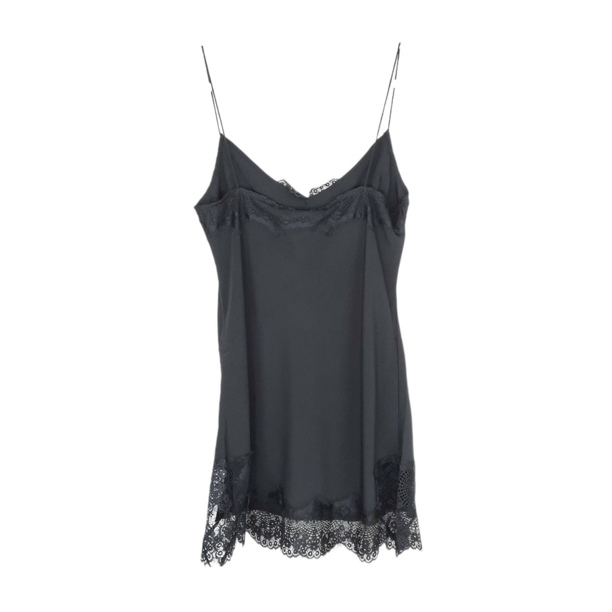 Chemise Plissée Noir French Connection Taille 8 Femme - Occasion Très Bon état