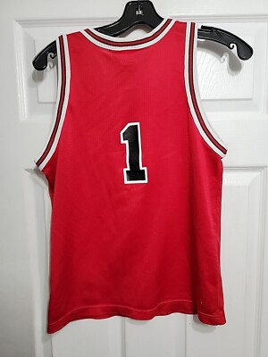 【USA-vintage】champion chicago bulls 希少 Rare Vintage Champion Luc Longley Chicago Bulls #13 Black