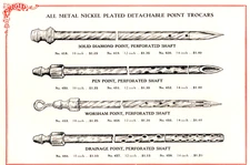Frigid Fluid Company Metal Nickel Plated Detachable Point Trocars  Print Ad